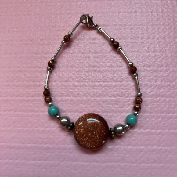 Elegant Boho Multicolor Beaded Necklace and Bracelet Set - Picture 14 of 14